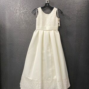 Elegant Ivory Flower Girl Dress Eden Bridals